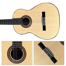 Aiersi brand professional bouchet bracing Handmade all solid Cocobolo Spanish nylon string vintage classical guitar