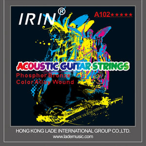 IRIN 6Pcs/Set Universal Acoustic Guitar Strings Stainless Steel Wire Guitar Strings Acoustic Folk Guitar Parts & Accessories - Artmusiclitte/Artmusics Relays -  - 
