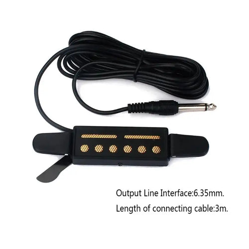 12 trou Prise de Son Microphone Amplificateur Haut-Parleur pour Guitare Acoustique Instrument de haute qualité - Artmusiclitte/Artmusics Relays -  - 