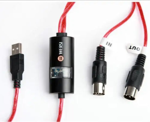 2019 WERSI USB MIDI câble MidiPort midi câble Électrique piano électronique tambour musique ligne d'édition - Artmusiclitte/Artmusics Relays -  - 