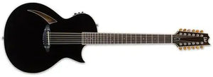ESP LTD TL-12 12-String Acoustic-Electric Guitar (Black) - Artmusiclitte/Artmusics Relays -  - 12, AcousticElectric, Black, ESP, Guitar, LTD, String, TL