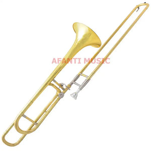 Afanti Musique Bb ton/Jaune En Laiton/Or finition Trombone (ATB-102) - Artmusiclitte/Artmusics Relays -  - 