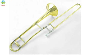 Alto trombone B Plat Or laque Fièvre Étudiant Glisser Or Laque B Plat Trombone avec le Cas et Porte-Parole - Artmusiclitte/Artmusics Relays -  - 