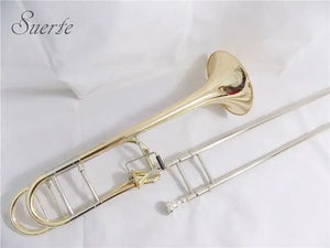 Bb/F Thayer valve Trombone Or en laiton trombon avec Mousse cas et Porte-Parole instruments de Musique professionnel - Artmusiclitte/Artmusics Relays -  - 