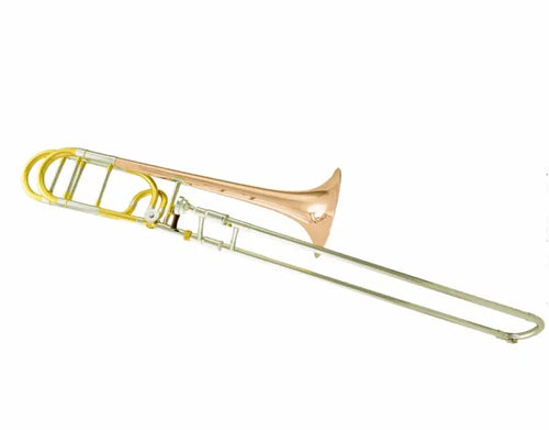 Bb/F Trombone Ténor Corps En Laiton laque surface avec Foamcase et porte-parole Bande instruments de Musique - Artmusiclitte/Artmusics Relays -  - 