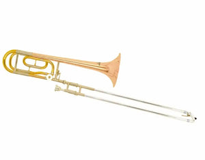 Bb/F trombones Tenor Or En Laiton Cloche avec la Caisse et Porte-Parole Instruments de Musique professionnel - Artmusiclitte/Artmusics Relays -  - 