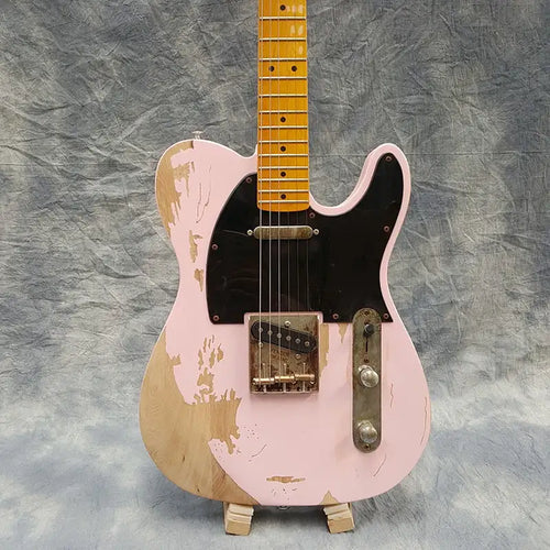 Galilee,relic TL electric guitar,Quality assurance,Maple fingerboard,pink body,relic Guitar accessories.Real photos freeshipping - Artmusiclitte/Artmusics Relays -  - 