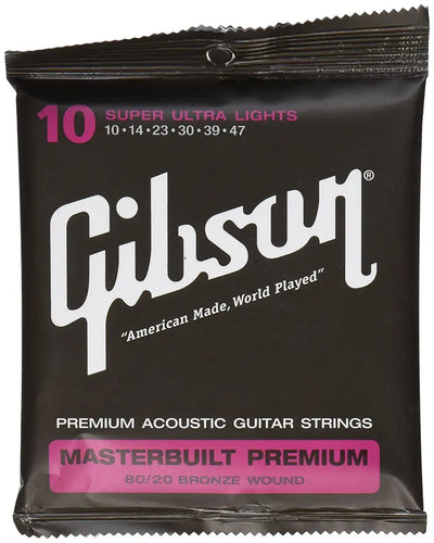 Gibson Gear SAG-BRS10 Masterbuilt Premium 8020 Brass Strings, 010-047 - Artmusiclitte/Artmusics Relays -  - 