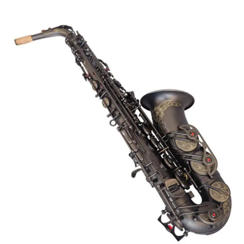 2018 New musical instrument saxophone full tube drop E black nickel gold beginners playing Alto Saxophone - Artmusiclitte/Artmusics Relays -  - 
