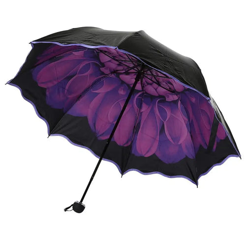 Parasol de voyage pliant pluie coupe-vent parapluie pliant Anti-UV soleil/pluie parapluie Compact extérieur voyage parapluies meilleur prix - Artmusiclitte/Artmusics Relays - 100004777 - 