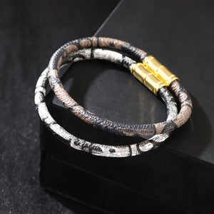Trendy Product New Arrivals Handmade Colorful Rope PU Leather Bracelet With Magnetic Closure For Women - Artmusiclitte/Artmusics Relays -  - 