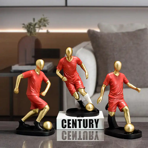Custom Messi Ronaldo Neymar Football Soccer Player Figurine Statue Living Office Study Bedroom Desktop Decorations - Artmusiclitte/Artmusics Relays -  - 