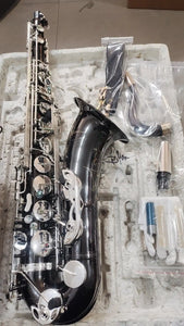 SEASOUND OEM Professional Black Nickel Body Silver Tenor Saxophone JYTS103DBNS - Artmusiclitte/Artmusics Relays -  - 