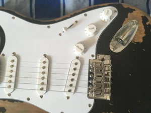 electric guitar handmade relic guitar Ash body custom body old hardware - Artmusiclitte/Artmusics Relays - 100005510 - 