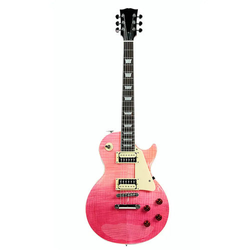 Hot sale LP electric guitar gradient pink for sale Amuky lp electric guitar wholesale OEM (Gradient pink) - Artmusiclitte/Artmusics Relays -  - Amuky, electric, for, gradient, guitar, Hot, LP, OEM, pink, sale, wholesale