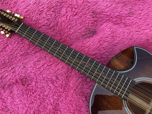12 cordes personnalisées K24 guitare acoustique Koa solide, repose-bras coupé de qualité supérieure solide Koala Guitarra - Artmusiclitte/Artmusics Relays - 100005510 - 12, 24, acoustique, cordes, coup, de, es, gratuite, guitare, Guitarra, Koa, Koala, livraison, personnalis, qualit, reposebras, rieure, solide, sup