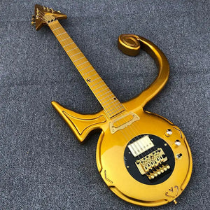 2020 haute qualité, prince cloud guitare électrique, peinture dorée guitare électrique, une flèche à travers un coeur - Artmusiclitte/Artmusics Relays - 100005510 - 2020, che, cloud, coeur, dor, fl, gratuite, guitare, haute, lectrique, livraison, peinture, prince, qualit, travers, un, une