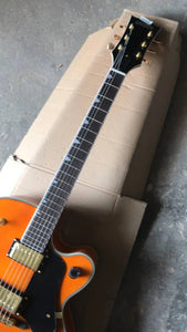 Free Shipping  New Jazz Electric Guitar Gretschmodel Semi Hollow Body Top Quality  In Orange 190330 - Artmusiclitte/Artmusics Relays -  - 