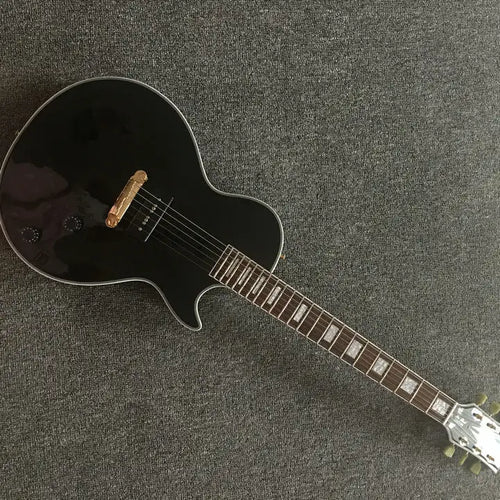 Wholesale & Retail China LP custom Guitar With Single P90 Style Pickup Black lp Electric Guitars Left Handed Available - Artmusiclitte/Artmusics Relays -  - 90, amp, Available, Black, China, custom, Electric, Guitar, Guitars, Handed, Left, LP, Pickup, Retail, Single, Style, Wholesale, With