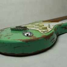 New Favorite Surf green 100% handmade Relic electric guitar alder body Aged hardware profession Do Relic guitars - Artmusiclitte/Artmusics Relays - 200165151 - 