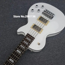 chinese electric guitars, 5 strings lp bass guitars,White body,High quality,Wholesale,Real photos,free shipping - Artmusiclitte/Artmusics Relays -  - bass, bodyHigh, chinese, electric, guitars, guitarsWhite, lp, photosfree, qualityWholesaleReal, shipping, strings