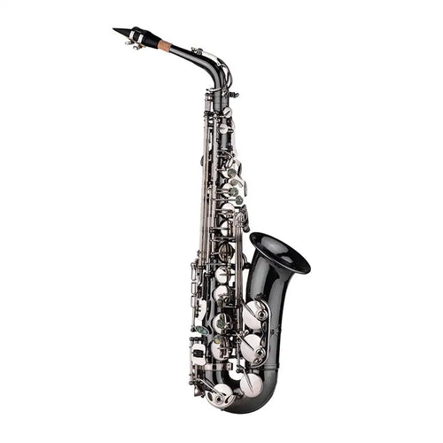 SEASOUND OEM Professional Black Nickel Body Silver Keys Alto Saxophone JYAS102DBNS - Artmusiclitte/Artmusics Relays -  - 