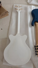 Free Shipping New Arrival 4 String Electric Bass Guitar Gretschmodel Semi Hollow Body Top Quality In White 20210711 - Artmusiclitte/Artmusics Relays -  - 