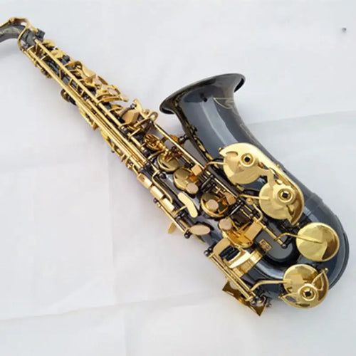 2018 NEW E-flat mid-tone children's adult saxophone instrument surface black nickel gold treatment - Artmusiclitte/Artmusics Relays -  - 