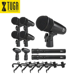 xtuga electronic musical adjustable mic set instruments drum microphone set - Artmusiclitte/Artmusics Relays -  - 