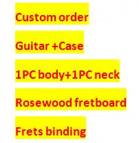 standard-relic guitar;frets binding;free shipping - Artmusiclitte/Artmusics Relays - 100005510 - 