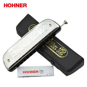 Hohner 255 Chrometta 12 trous Chromatique 12 L'harmonica De Do Majeur - Artmusiclitte/Artmusics Relays -  - 