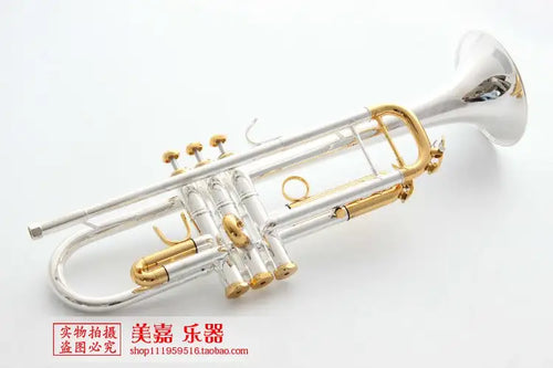 Professionnel LT 180S-72 Bb Trompette En Acier Inoxydable Argent et Or Plaqué Type Petit Trompeta Laiton Instruments Trumpete - Artmusiclitte/Artmusics Relays -  - 