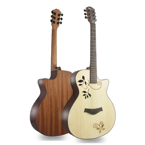 Travel Jazz Acoustic Guitar Fender Six-string High Quality Professional Music Man Guitar Left Handed Chitarra Musical Equipment - Artmusiclitte/Artmusics Relays -  - 