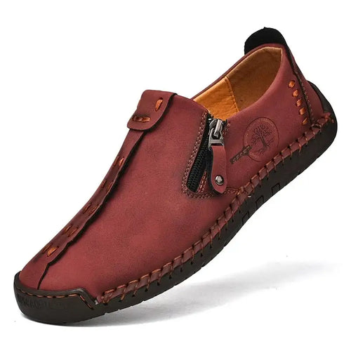 High Quality Genuine Leather Men Shoes Set foot Casual Slip On Men Loafers Men Flats Moccasins Shoes Plus Size Handmade shoes - Artmusiclitte/Artmusics Relays -  - 