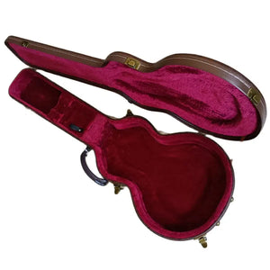 YUMIYA 39 inch Brown Hard Shell Guitar Case Superior PU Tibric For Les Paul Guitar Get Free Strap - Artmusiclitte/Artmusics Relays -  - 