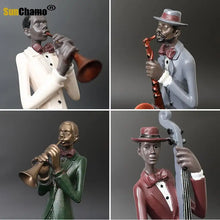 Musician Music Band Saxophone Guitar Singer Figurine Art Sculpture Statue Resin Art&Craft Desktop Home Decoration Accessories - Artmusiclitte/Artmusics Relays -  - 