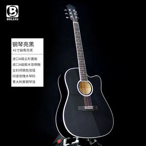 6 String Display Guitar 41 Inch For Adults Quality Classic Acoustic Guitar Vintage Musicman Kit Travel Guitarra Music HX50JT - Artmusiclitte/Artmusics Relays -  - 