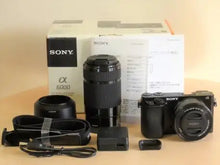 Sony ILCE-6000 A6000Y A6000 24.3 MP Digital Camera Body & 16-50mm & 55-210mm Lens BLACK - Artmusiclitte/Artmusics Relays -  - 