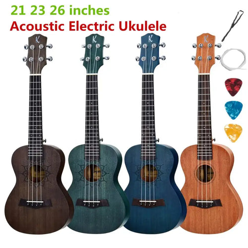 Ukulele-Mini guitare électrique de Concert, acoustique, 4 cordes, 23 26 pouces - Artmusiclitte/Artmusics Relays -  - 