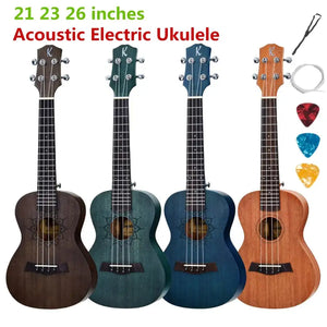 Ukulele-Mini guitare électrique de Concert, acoustique, 4 cordes, 23 26 pouces - Artmusiclitte/Artmusics Relays -  - 