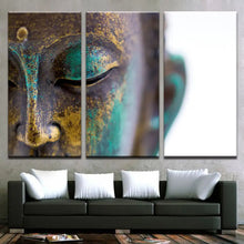 Canvas Paintings Wall Art Home Decor 3 Pieces Buddha Statue Face Pictures Home Decor HD Prints Poster For Living Room Framework - Artmusiclitte/Artmusics Relays - Painting & Calligraphy - 