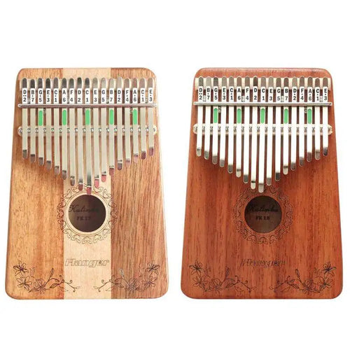 17 Key Finger Kalimba Mbira Sanza Thumb Piano Pocket Size Beginners Supporting Bag Keyboard Marimba Wood Musical Instrument - Artmusiclitte/Artmusics Relays -  - 