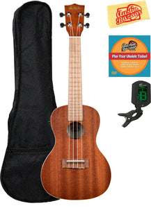 Kala KA-Ce Satin Mahogany Concert Acoustic-Electric ukulele with gig bag- afficher le titre d'origine - Artmusiclitte/Artmusics Relays - 16224 - AcousticElectric, afficher, bag, Concert, dorigine, gig, KACe, Kala, le, Mahogany, Satin, titre, ukulele, with
